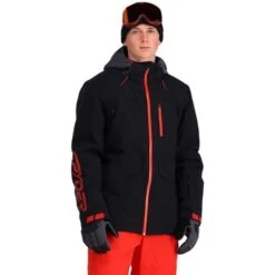 Spyder Men's Anthem GTX Insulated Jacket -Outdoor Ski Shop fw23 spyder mensanthemgtxinsulatedjacket blackvolcano 1