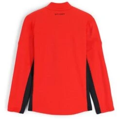 Spyder Men's Bandit Half Zip Fleece Jacket -Outdoor Ski Shop fw23 spyder mensbandithalfzipfleecejacket volcano 2