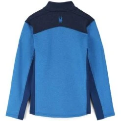 Spyder Men's Encore Half Zip Fleece Jacket -Outdoor Ski Shop fw23 spyder mensencorehalfzipfleecejacket collegiate 2
