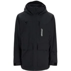 Spyder Men's Field GTX Jacket -Outdoor Ski Shop fw23 spyder mensfieldgtxjacket black 4