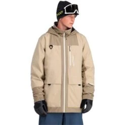 Spyder Men's Field GTX Jacket -Outdoor Ski Shop fw23 spyder mensfieldgtxjacket safari 1