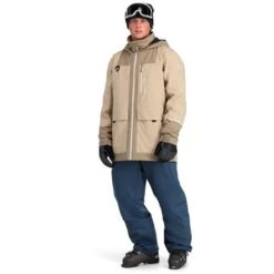 Spyder Men's Field GTX Jacket -Outdoor Ski Shop fw23 spyder mensfieldgtxjacket safari 3