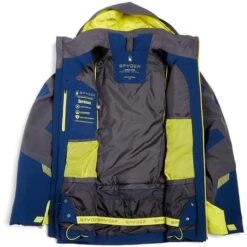 Spyder Men's Leader Jacket -Outdoor Ski Shop fw23 spyder mensleadergtxjacket abysscitron 8