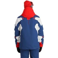 Spyder Men's Leader Jacket -Outdoor Ski Shop fw23 spyder mensleadergtxjacket abyssvolcano 2