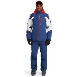 Spyder Men's Leader Jacket -Outdoor Ski Shop fw23 spyder mensleadergtxjacket abyssvolcano 3