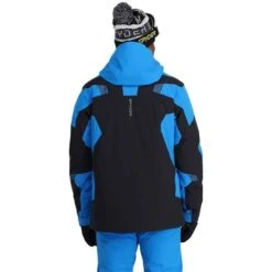 Spyder Men's Leader Jacket -Outdoor Ski Shop fw23 spyder mensleadergtxjacket blackcollegiate 2