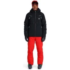 Spyder Men's Pinnacle GTX Jacket -Outdoor Ski Shop fw23 spyder menspinnaclegtxjacket black 3