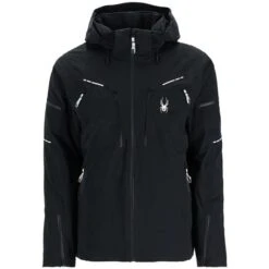 Spyder Men's Pinnacle GTX Jacket -Outdoor Ski Shop fw23 spyder menspinnaclegtxjacket black 4