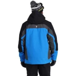 Spyder Men's Seventy - Eight Jacket -Outdoor Ski Shop fw23 spyder mensseventyeightjacket blackcollegiate 2