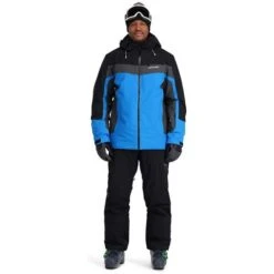 Spyder Men's Seventy - Eight Jacket -Outdoor Ski Shop fw23 spyder mensseventyeightjacket blackcollegiate 3