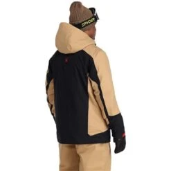 Spyder Men's Seventy - Eight Jacket -Outdoor Ski Shop fw23 spyder mensseventyeightjacket blacktannin 2