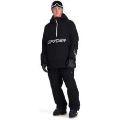 Spyder Men's Signal GTX Insulated Anorak -Outdoor Ski Shop fw23 spyder menssignalgtxinsulatedanorak black 3