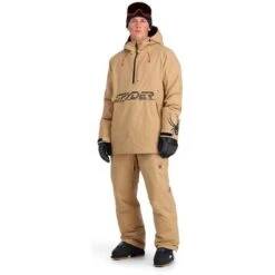 Spyder Men's Signal GTX Insulated Anorak -Outdoor Ski Shop fw23 spyder menssignalgtxinsulatedanorak tannin 3