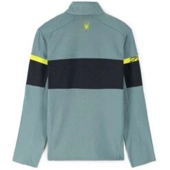 Spyder Men's Speed Full Zip Fleece Jacket -Outdoor Ski Shop fw23 spyder mensspeedfullzipfleecejacket tundracitron 2