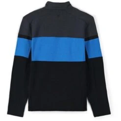 Spyder Men's Speed Half Zip Fleece Jacket -Outdoor Ski Shop fw23 spyder mensspeedhalfzipfleecejacket blackcollegiate 2