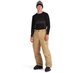 Spyder Men's Traction Pant -Outdoor Ski Shop fw23 spyder menstractionpant tannin 3