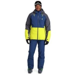 Spyder Men's Vanqysh GTX Jacket - 2023 Model -Outdoor Ski Shop fw23 spyder mensvanqyshgtxjacket abysscitron 3