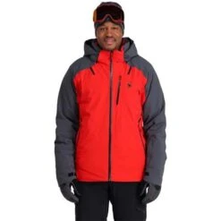 Spyder Men's Vanqysh GTX Jacket - 2023 Model -Outdoor Ski Shop fw23 spyder mensvanqyshgtxjacket volcanoebony 1