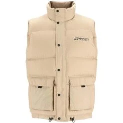 Spyder Men's Windom Down Insulated Jacket -Outdoor Ski Shop fw23 spyder menswindomdowninsulatedvest safari 3