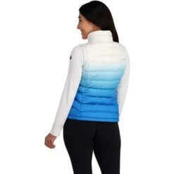 Spyder Women's Timeless Down Vest -Outdoor Ski Shop fw23 spyder womenstimelessdownvest defrostcollegiate 2