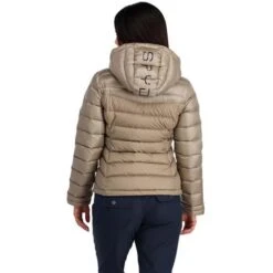 Spyder Women's Timeless Hoodie Down Jacket -Outdoor Ski Shop fw23 spyder womenstimelesshoodiedownjacket cashmere 2
