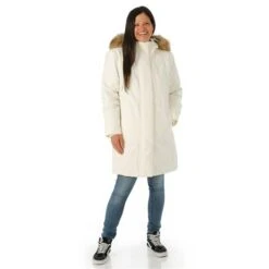 The North Face Women's Arctic Parka -Outdoor Ski Shop fw23 tnf womensarcticparka white model2