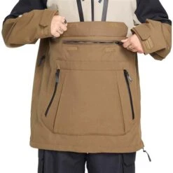 Volcom Men's Brighton Pullover 12 Volcom Men's Brighton Pullover -Outdoor Ski Shop fw23 volcom mensbrightonpullover darkkhaki 5