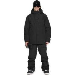 Volcom Men's L Ins Gore-Tex Jacket -Outdoor Ski Shop fw23 volcom menslinsulatedgoretexjacket black 3