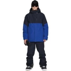 Volcom Men's L Ins Gore-Tex Jacket -Outdoor Ski Shop fw23 volcom menslinsulatedgoretexjacket darkblue 3