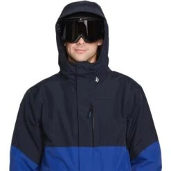 Volcom Men's L Ins Gore-Tex Jacket -Outdoor Ski Shop fw23 volcom menslinsulatedgoretexjacket darkblue 4