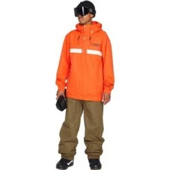 Volcom Longo Pullover -Outdoor Ski Shop fw23 volcom menslongopullover orangeshock 3