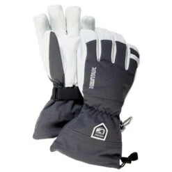 Hestra Army Leather Heli Ski Glove -Outdoor Ski Shop grey hestra army leather heli gloves men s 54283