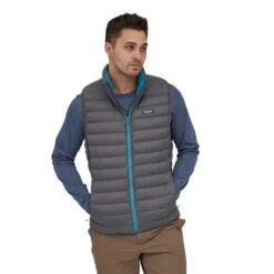 Patagonia Men's Down Sweater Vest -Outdoor Ski Shop pat 84623 forge grey model1