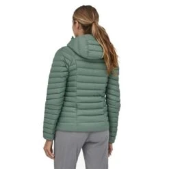 Patagonia Women's Down Sweater Hoody -Outdoor Ski Shop pat 84712 hemlock model2