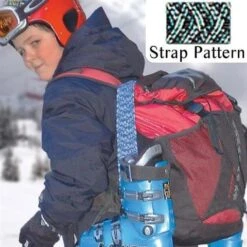 Fast Strap Fast Strap Spring Loaded Ski Boot Strap -Outdoor Ski Shop peacock fast strap spring loaded ski boot strap 32354