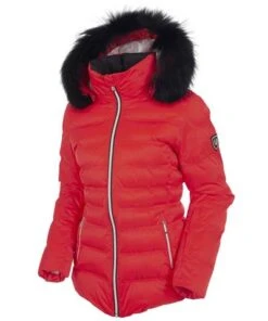 Sunice Women's Fiona Jacket With Real Fur 20 Sunice Women's Fiona Jacket With Real Fur -Outdoor Ski Shop suni wel1804f scarlet red1