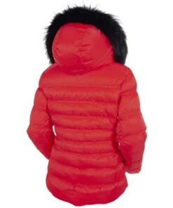 Sunice Women's Fiona Jacket With Real Fur 21 Sunice Women's Fiona Jacket With Real Fur -Outdoor Ski Shop suni wel1804f scarlet red2