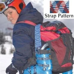Fast Strap Fast Strap Spring Loaded Ski Boot Strap -Outdoor Ski Shop us flag fast strap spring loaded ski boot strap 33677